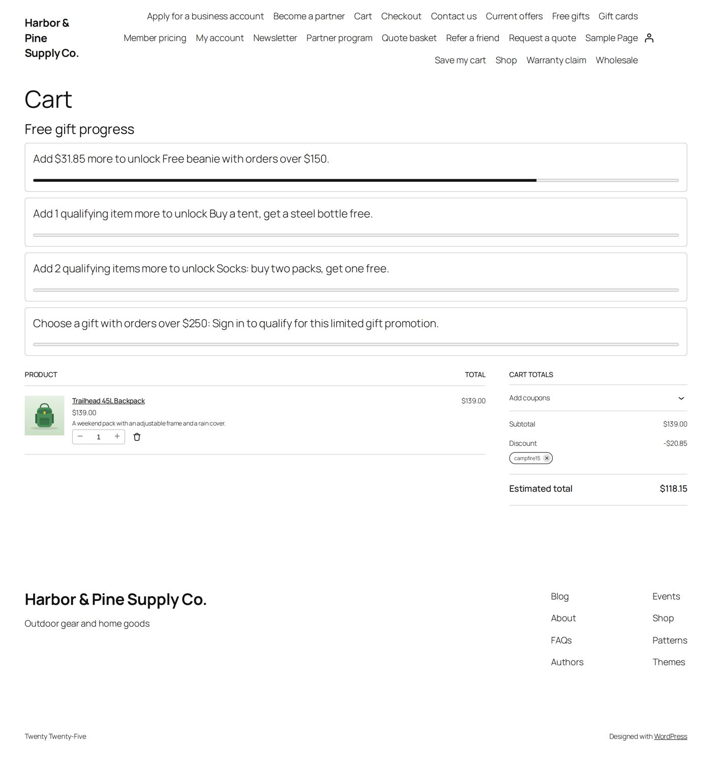 A shopper with campfire15