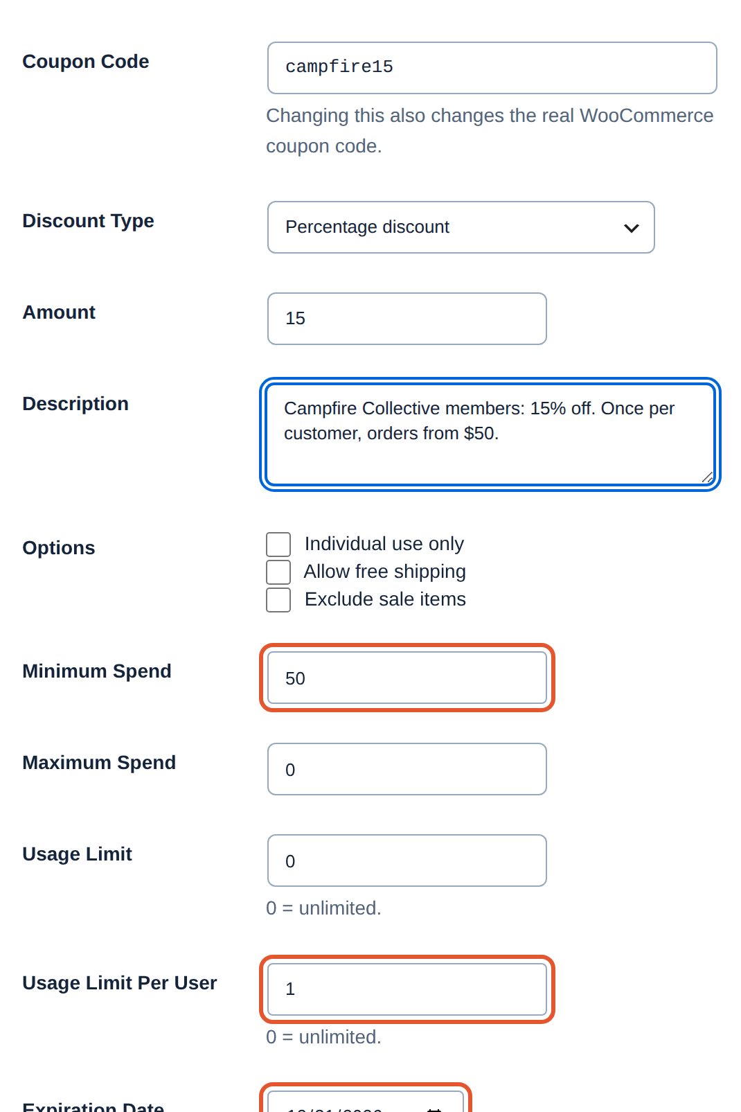 The public coupon with its limits