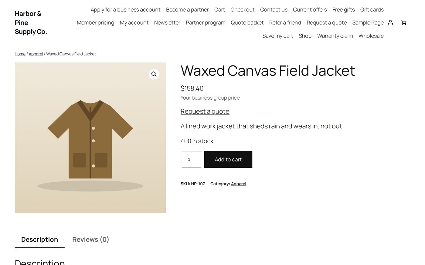 The jacket for Dana